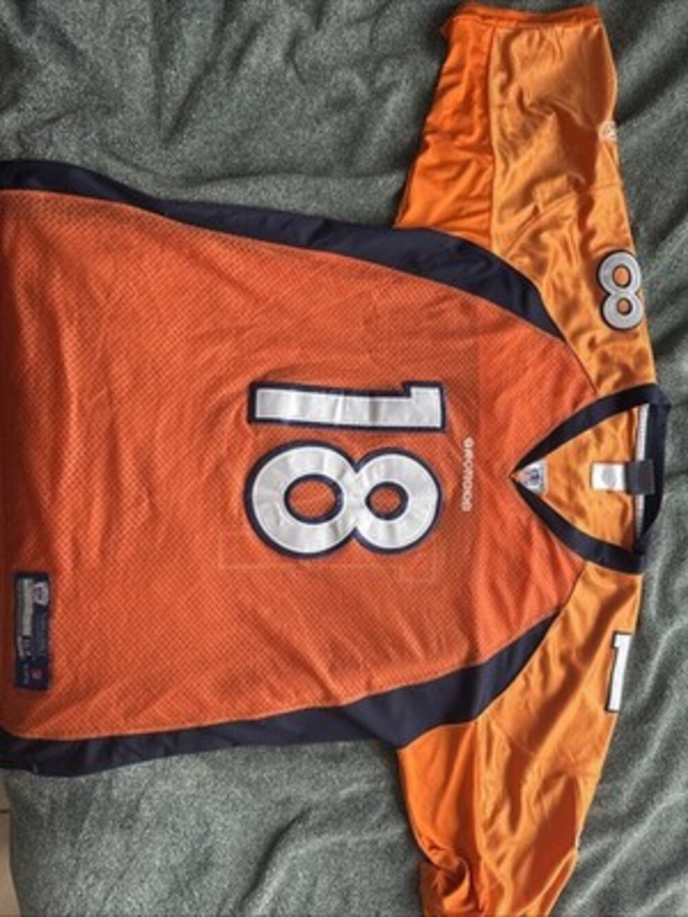 Reebok Men's Stitched Jersey Peyton Manning Denver Broncos Size 54 Vintage NFL